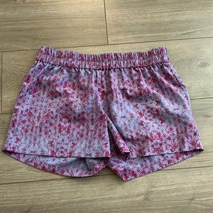 Prana Floral Pattern Women's Shorts in Pink and Lavender